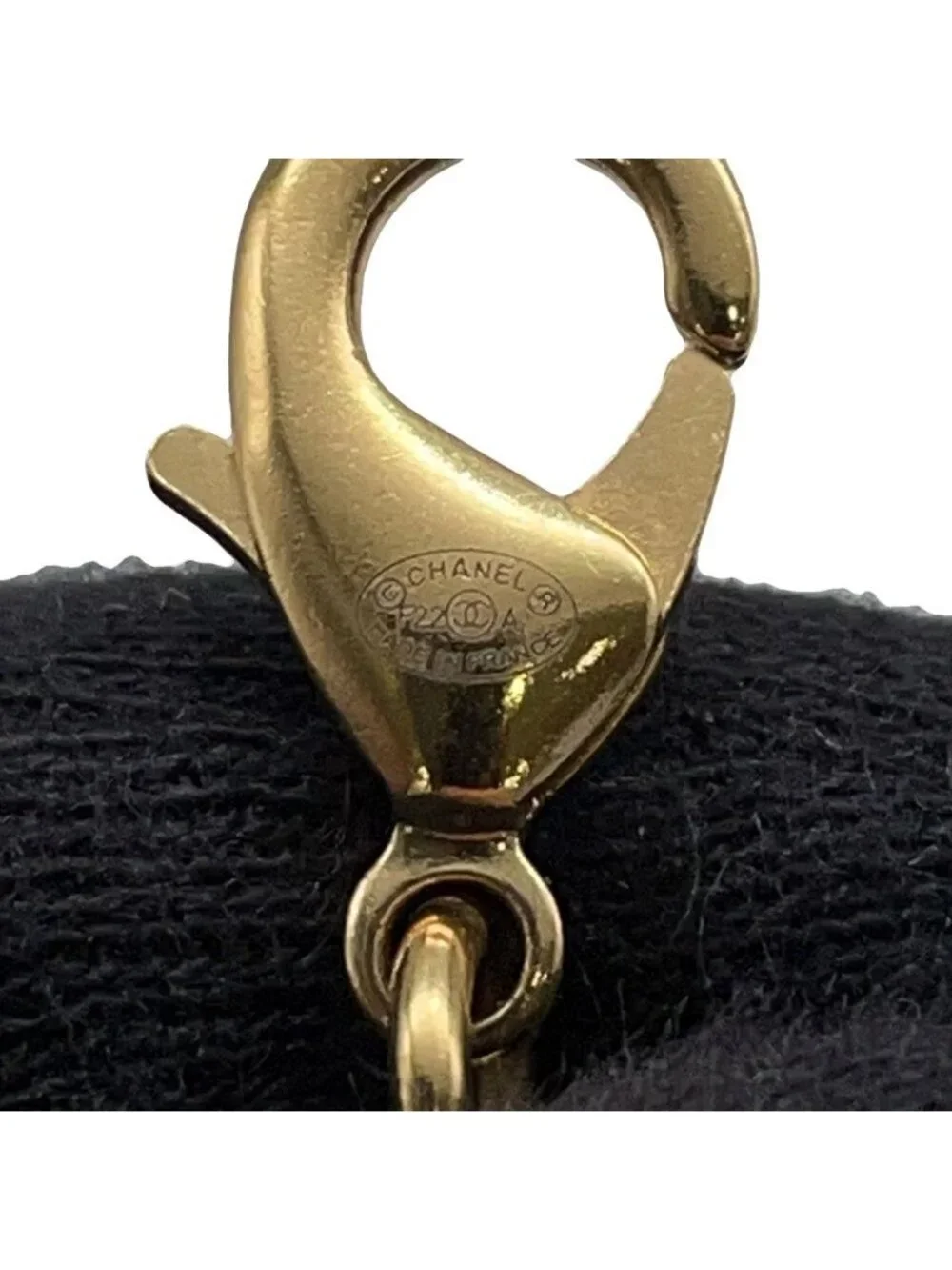 Chanel Necklace CC Logo Rhinestone a Choker
